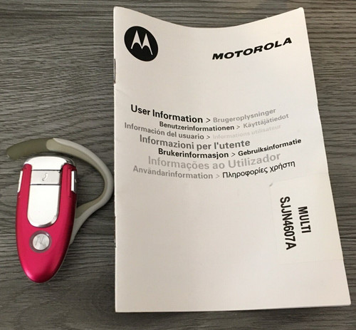 Motorola bluetooth rosa - bluetooth,